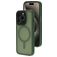 Mobiparts Hardcover Coque iPhone 15 Pro MagSafe Coque arrière Rigide - Satin Green