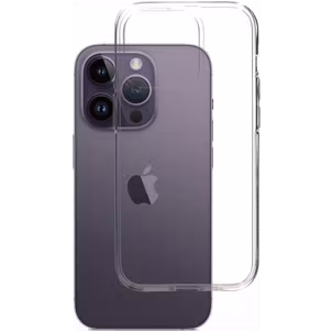 Mobiparts Classic Coque Transparente iPhone 14 Pro Coque arrière en TPU Souple - Transparent