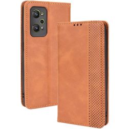 Mobigear Sensation Housse Realme GT2 Etui Porte-Monnaie - Marron
