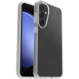 OtterBox React Coque Transparente Samsung Galaxy S23 FE Coque arrière Rigide Anti-Chocs - Transparent