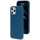 Mobiparts Coque iPhone 12 Pro Coque arrière en Silicone - Blueberry Blue