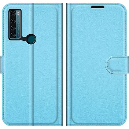 Mobigear Classic TCL 20 SE Étui Portefeuille - Bleu