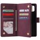 Mobigear Zipper Housse Samsung Galaxy Note 10 Lite Etui Porte-Monnaie - Rouge