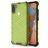 Mobigear Honeycomb Coque Samsung Galaxy A11 Coque arrière Rigide Anti-Chocs - Vert
