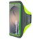 Mobiparts Comfort Fit Brassard Téléphone Samsung Galaxy S26 Brassard Coque de Sport en Neoprène - Neon Green