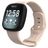 Mobigear Sport Dual Bracelet Silicone Fitbit Versa 3 Fermeture à clou et passant - Rose