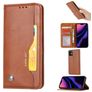 Mobigear Card Set Housse iPhone 11 Etui Porte-Monnaie - Cognac