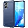 Mobigear Brushed Slim Coque OPPO Reno 7 Lite Coque arrière en TPU Souple - Bleu