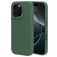 Mobiparts Coque iPhone 16 Pro Coque arrière en Silicone - Forest Green