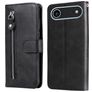 Mobigear Zipper Housse iPhone Air Etui Porte-Monnaie - Noir