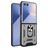 Mobigear Armor Ring Coque Samsung Galaxy Z Flip 7 Coque arrière Rigide Anti-Chocs avec Anneau-Support - Argent
