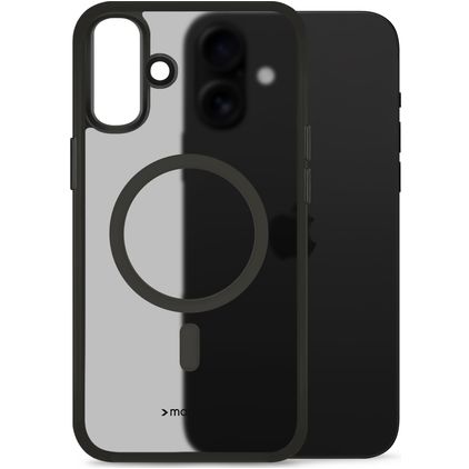 Mobilize Hybrid Pro Coque iPhone 16 Plus MagSafe Coque arrière Rigide Anti-Chocs - Noir