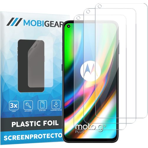 Mobigear Motorola Moto G9 Plus Protection d'écran Film - Compatible Coque (Lot de 3)
