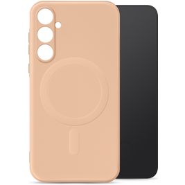 My Style Protective Flex Coque Samsung Galaxy A55 MagSafe Coque arrière en TPU Souple - Soft Pink