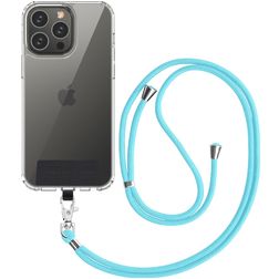 Mobigear Lanyard - Cordon de téléphone universel ajustable en Nylon - Bleu