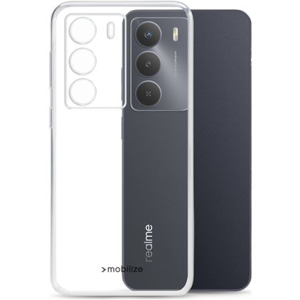 Mobilize Gelly Case Coque Transparente Realme 14x Coque arrière en TPU Souple - Transparent