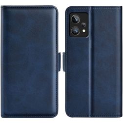 Mobigear Slim Magnet Housse Realme 9 Pro Plus Etui Porte-Monnaie - Bleu