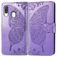 Mobigear Butterfly Samsung Galaxy A40 Étui Portefeuille - Violet