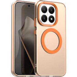 Mobigear Shockproof Coque Xiaomi 15T MagSafe Coque arrière Rigide - Orange