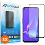 Mobigear Premium OPPO A92 Verre trempé Protection d'écran - Compatible Coque - Noir (Lot de 3)