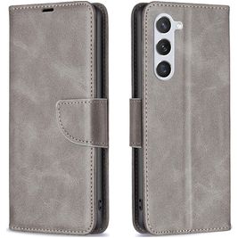 Mobigear Excellent Housse Samsung Galaxy S24 Etui Porte-Monnaie - Gris
