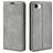 Mobigear Retro Slim Housse iPhone 16e Etui Porte-Monnaie - Gris