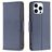 Mobigear Excellent Housse iPhone 16 Pro Etui Porte-Monnaie - Bleu