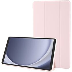 Mobigear Tri-Fold Gel Coque Samsung Galaxy Tab A9 (2023) Etui en TPU,Similicuir - Rose