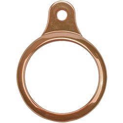 Mobigear Keychain Ring Coque Apple AirTag Porte-clés en en TPU Souple - Rose doré