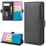 Mobigear Slim Magnet Housse Samsung Galaxy Note 10 Plus Etui Porte-Monnaie - Noir