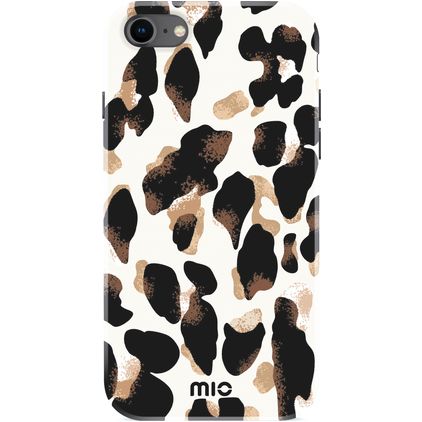 MIO Coque iPhone SE (2020) MagSafe Coque arrière Rigide - Leopard