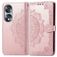 Mobigear Mandala HONOR 70 Étui Portefeuille - Rose doré