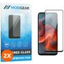 Mobigear Premium Motorola Moto G34 Verre trempé Protection d'écran - Compatible Coque - Noir (Lot de 2)
