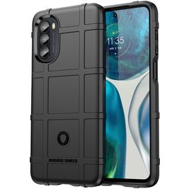 Mobigear Rugged Shield Coque Motorola Moto G52 Coque arrière en TPU Souple Anti-Chocs - Noir