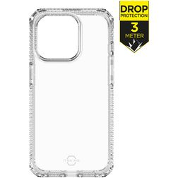 ITSkins SpectrumClear-R Coque Transparente iPhone 15 Pro Coque arrière en TPU Souple Anti-Chocs - Transparent