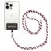 Mobigear Lanyard Cordon de téléphone universel réglable - Blanc / Rouge / Vert