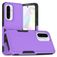 Mobigear Heavy Armor Coque Samsung Galaxy A36 Coque arrière Rigide Anti-Chocs - Violet
