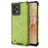Mobigear Honeycomb Coque Realme C31 Coque arrière Rigide Anti-Chocs - Vert