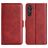Mobigear Slim Magnet Housse Samsung Galaxy M55 Etui Porte-Monnaie - Rouge