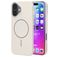 Mobiparts Slim Line Coque iPhone 17 MagSafe Coque arrière Rigide - Off White