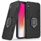 Mobigear Armor Ring Coque iPhone XS Max Coque arrière Rigide Anti-Chocs avec Anneau-Support - Noir