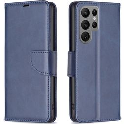 Mobigear Excellent Housse Samsung Galaxy S24 Ultra Etui Porte-Monnaie - Bleu