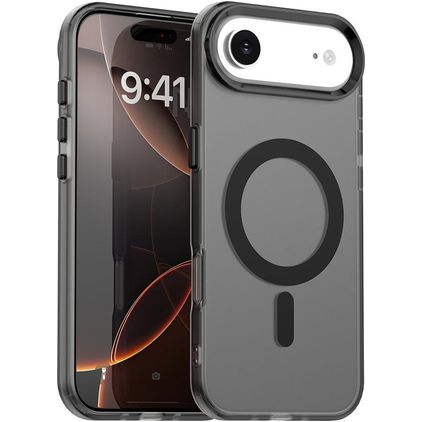 Mobigear Shockproof iPhone Air MagSafe Plastique rigide Coque arrière - Noir