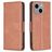 Mobigear Excellent iPhone 15 Plus Étui Portefeuille - Marron