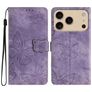 Mobigear Butterfly Housse iPhone 17 Pro Max Etui Porte-Monnaie - Violet