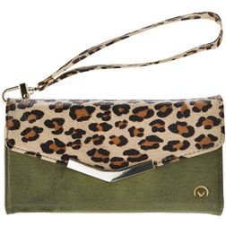 Mobilize Gelly iPhone 13 Mini Détachable 2in1 Pochette - Green Leopard
