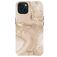 MIO Coque iPhone 15 MagSafe Coque arrière Rigide - Gold Marble