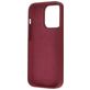 Mobiparts Coque iPhone 14 Pro Coque arrière en Silicone - Plum Red