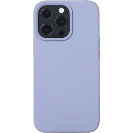 Mobigear Rubber Touch Coque iPhone 14 Plus Coque arrière en Silicone - Gris
