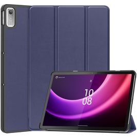 Mobigear Tri-Fold Coque Lenovo Tab P11 Gen 2 Etui - Dark Blue